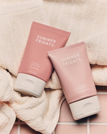 Summer Fridays Pink Dew Gel Cleanser
