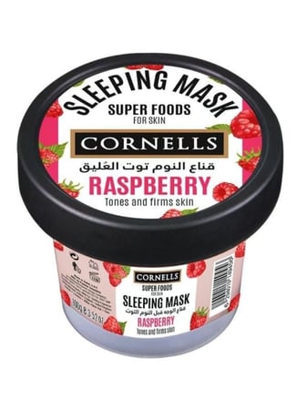 سوبر فودز قناع للوجة قبل النوم بتوت العليق من كورنيلز ، 100 جرام