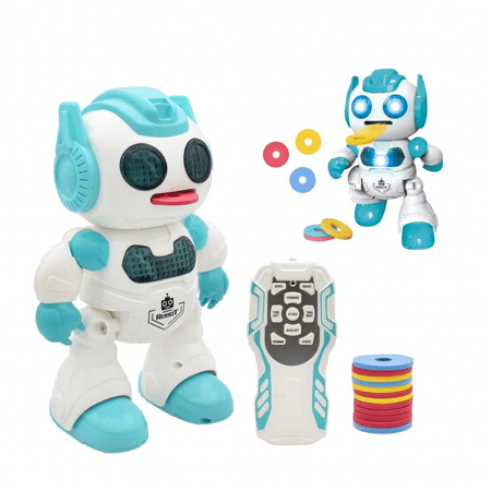 روبوت ذكي يطلق أقراص مع تحكم عن بُعد – لعبة مليئة بالإثارة للأطفال