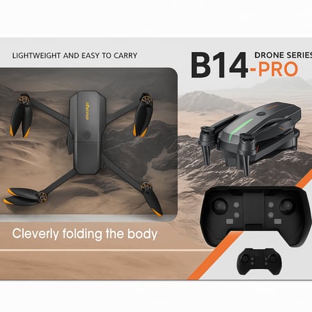 طائرة درون B14 Pro مطوية مع كاميرا – Drone B14 Pro