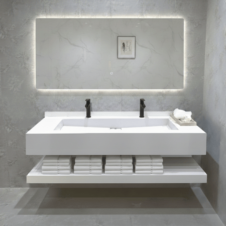 مغسلة مجالس شلال ابيض 150سم