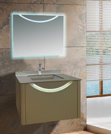 مغسلة بليوود 80 سم - بيج