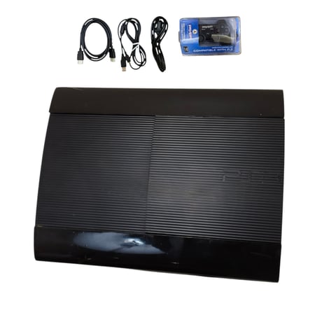 سوني 3 سوبر سليم معدل اسود PS3 HEN | 512GB