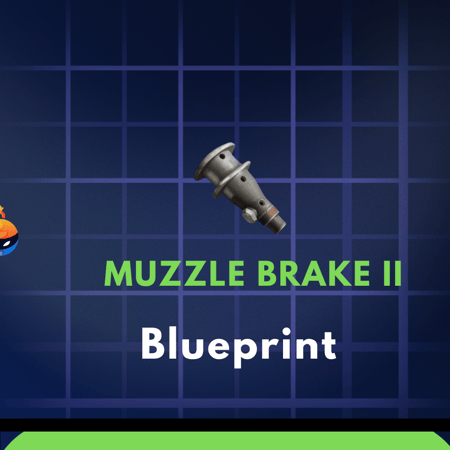 Muzzle Brake II  Blueprint  - ارك رايدرز بلوبرنت