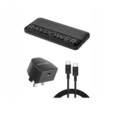 عرض باور بن مع كيبل وشاحن راف باور