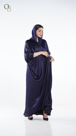 Navy Blue Abaya