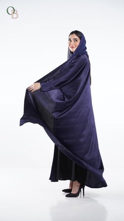 Navy Blue Abaya