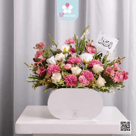 باقة ورد صناعي AF081