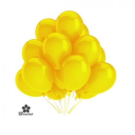 بلون هليوم لون الأصفر للحبة الواحدة