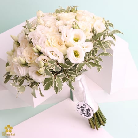 مسكة عروس ورد طبيعي M1219