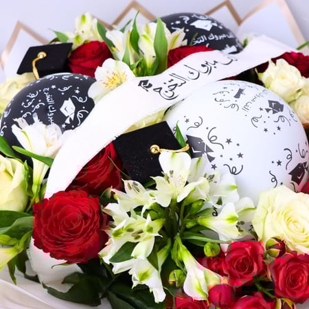 بوكية ورد طبيعي تخرج NF078