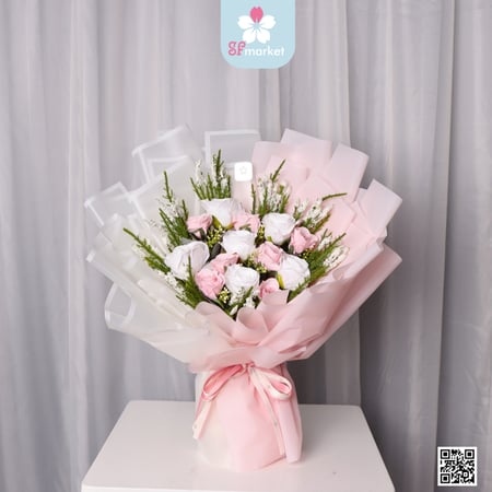 باقة ورد صناعي AF052