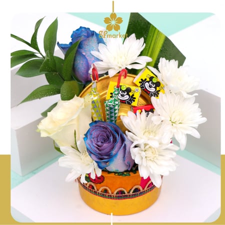 باقة ورد طبيعي قرقيعان SF168