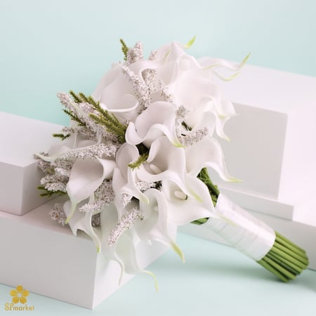 مسكة عروس ورد صناعي  M1177