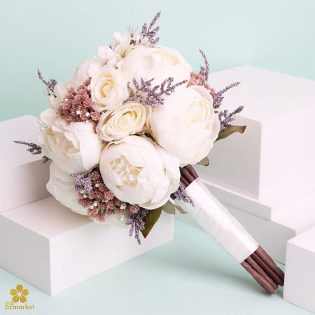 مسكة عروس ورد صناعي  M1180