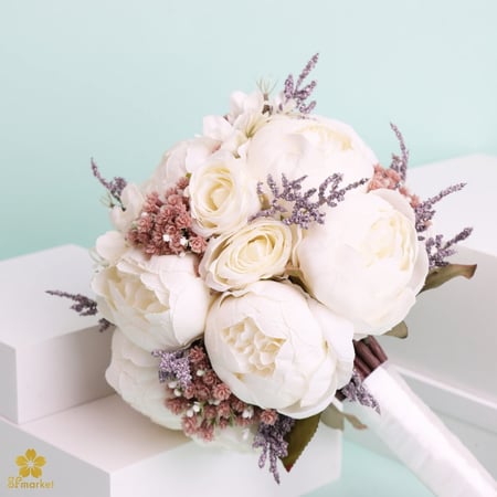 مسكة عروس ورد صناعي  M1180