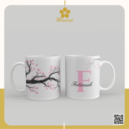 كوب سراميك مع الطباعة حسب الطلب p072