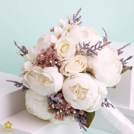 مسكة عروس ورد صناعي  M1180