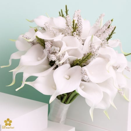 مسكة عروس ورد صناعي  M1177