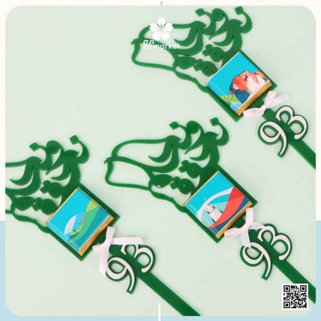 تغريسة بشعار الهوية الوطنية مع شوكلاته بلجكية