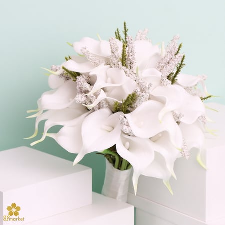 مسكة عروس ورد صناعي  M1177