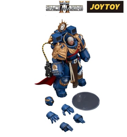 Ultramarines, Marneus Calgar, Chapter Master with MkX Gravis Armour and the Gauntlets of Ultramar (1/18 Scale)