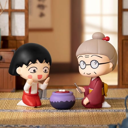 عشوائي Chibi Maruko Chan's The Time With You Series Figures ( Blind Box )