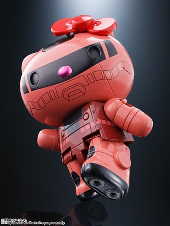 Char's Zaku II Gundam Hello Kitty , Die-Cast Metal ( TAMASHII NATIONS )