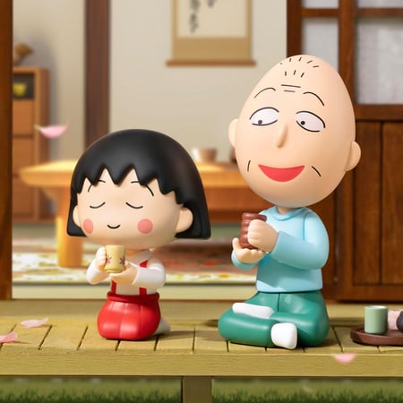 عشوائي Chibi Maruko Chan's The Time With You Series Figures ( Blind Box )