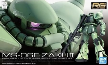 Bandai RG 1/44 MS-06F ZAKU ll model kit