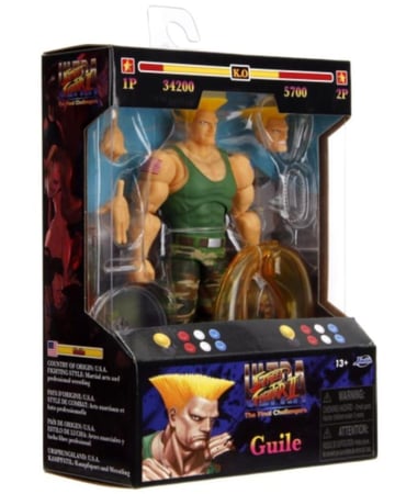 Jada toys ultra street fighter II Guile 6 Inch