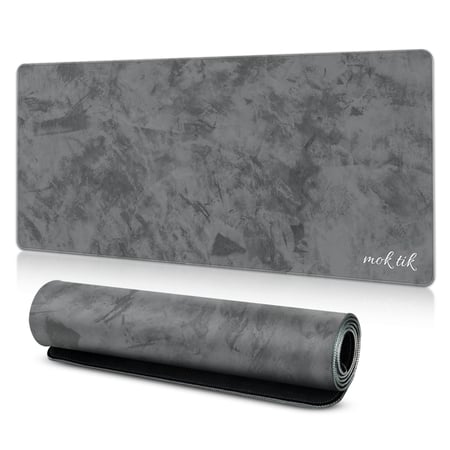 ماوس باد (Gray) للالعاب كبير الحجم مقاس 400 × 900 ملم مضاد للماء - مضاد للانزلاق.