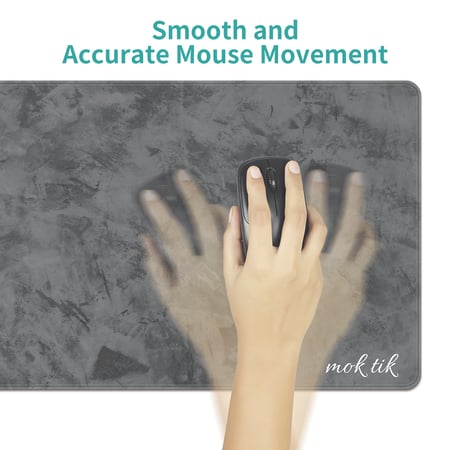 ماوس باد (Gray) للالعاب كبير الحجم مقاس 400 × 900 ملم مضاد للماء - مضاد للانزلاق.