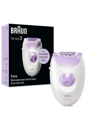 Braun Silk-épil 3: جهاز إزالة الشعر السلكي للبشرة الناعمة لمدة 4 أسابيع