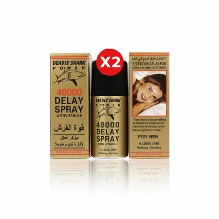بخاخ سوبر شارك طويل الأمد للرجال 48000 - 40 مل قطعتين X2 الأصلي