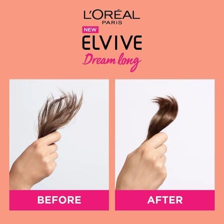 لوريال باريس الفيف بلسم مرمم للشعر الطويل التالف - 360 مل