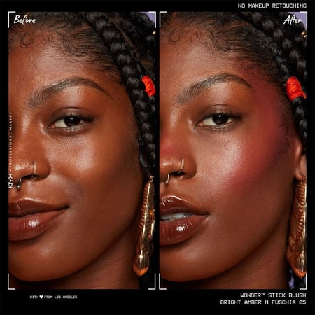 ان واي اكس أحمر خدود وندر ستيك WSB05 عنبر مشرق + فوشيا - 4 جم