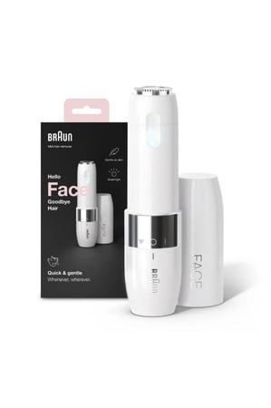 Braun FS1000: مزيل شعر الوجه الصغير مع الضوء الذكي - لبشرة ناعمة