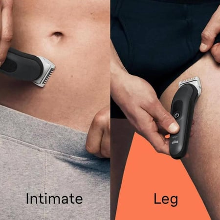 ماكينة حلاقة الجسم BG 3340 من براون 3 لكامل الجسم مع تقنية SkinShield