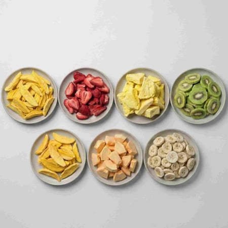 فواكة مجففة بالتجميد