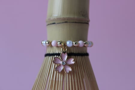 Enamel Flower Chasen Charm