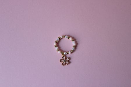 Enamel Flower Chasen Charm