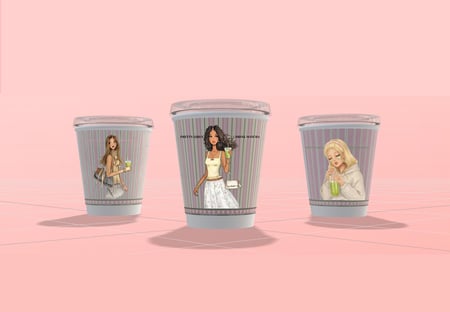 مجموعة أكواب Cool girl