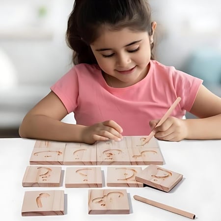 لعبة منتسوري حروف اللغة العربية