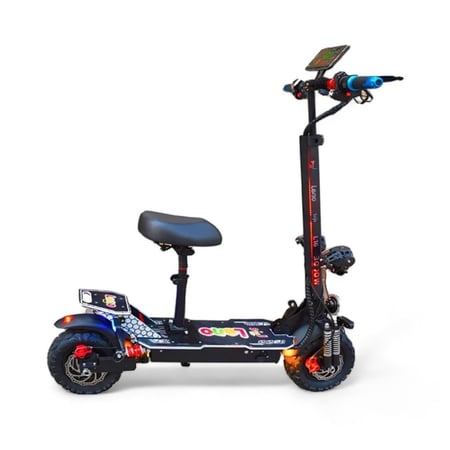 سكوتر الوحش المطور 48 فولت بمحركين 3000 واط - سكوتري