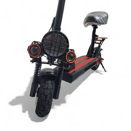 سكوتر كهربائي للكبار M4 PRO كشاف كبير لون احمر - سكوتري