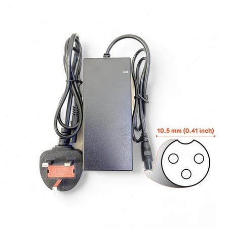 شاحن سكوتر درفت 36 فولت مدخل كبير 10 مم - سكوتري