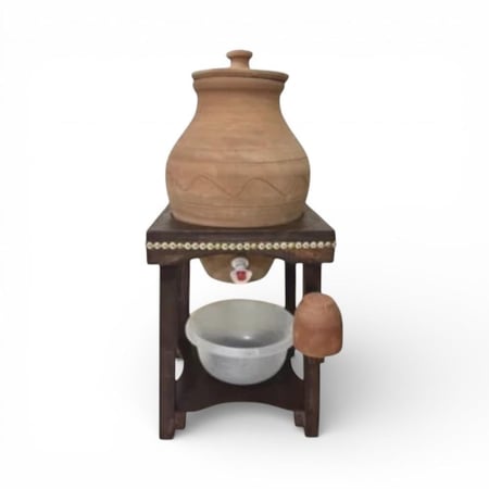 بكج زير المدينة ٩ لتر قاعدة خشبية