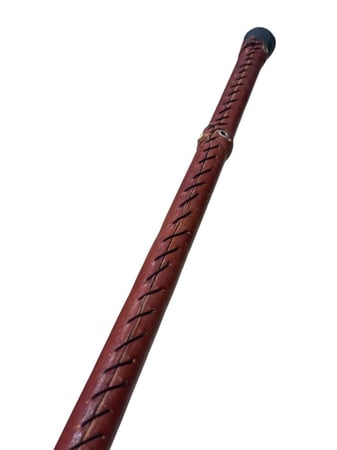 عصا عكاز ملبس بجلد طبيعي