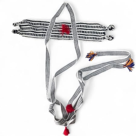 جنايب خياطه يدويه  أبيض